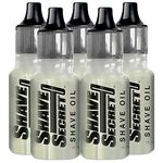 SHAVE SECRET SHAVING OIL- THE BEST SHAVE EVER! 18.75ML (5 Pack)