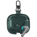 Meyaar Leather Case Only Compatible with Boat Airdopes 141 & Boat Airdopes 148- (Only Cover- केवल कवर) (Green)