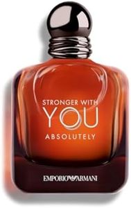 Armani Beauty - Stronger With You Absolutely - Parfum - Cologne for Men - Spicy Ambery Gourmand Men’s Fragrance – Rum Accord, Cedarwood, Lavendar & Vanilla Notes - 3.4 Fl Oz