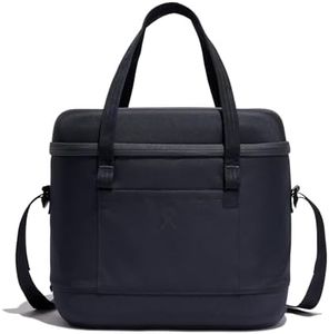 HYDRO FLASK - Carry Out Soft Cooler 20 L (21.1 qt) - Insulated Soft Cooler with Wide Opening and Lightweight Design - Up to 24 Hours Cold - Recycled Polyester - Black