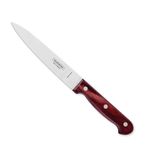 TRAMONTINA Polywood Stainless Steel Utility Knife/Chaku,15.2cm/6" | Straight/Plain Edge | Treated Brazilian Polywood Handle |Impact Resistant | Heat Resistant |Dishwasher Safe | 5 Year Warranty*