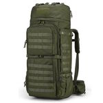 Mardingtop 75L Molle Internal Frame Backpacks for Men,with Rain Cover for Hiking,Camping,Backpacking,Travelling