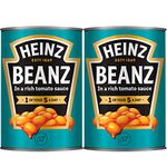 Heinz Beanz In A Rich Tomato Sauce, Baked Beans, 14.64 oz / 415 g, 2 Pack