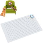 SEERWAY 22"x14" Scat Mat for Dogs and Cats, Pet Shock Mat with 3 Training Modes - Electric Training Pad to Keep Pets Off Furniture, Couch, Countertops, Christmas Tree - Indoor Pet Deterrent Mat