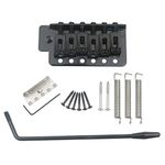 Black Tremolo Bridge for Strat Electric Guitar Set Replacement