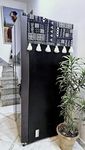 WWW.THROWPILLOW.IN Black Tribal Fridge Cover with Tassels - Anti Dust Refrigerator Cover for Fridge Models - Fits Side by Side Door Fridge >500 L - 60x140 cm, Diwali Home Decor, Gift