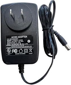 UpBright 12V AC/DC Adapter Compatible with Yamaha PA-150B MX88 MX61 MX-61 MX49 Keyboard Synthesizer TG300 MU2000 MU2000EX MU500 MU1000 MU90 MU90R MU100 MU100R Tone Generator EMP100 1.5A Power Supply