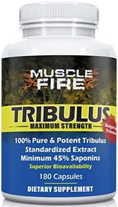 Herbal Nutrition Tribulus Terrestris, Bulgarian, 1500mg 45% Saponins, Lecithin for Better Update, 180 Capsules, One Bottle…