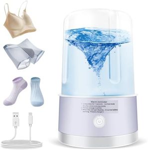 Portable Mini Washing Machine | Compact Deep Cleans Underwear, Baby Clothes, Small Laundry | Lightweight for Apartment, Dorm, Hotel, Travel & Camping | Quiet Energy-Efficient