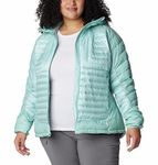 Columbia Womens Labyrinth Loop Hooded Jacket, Aqua Haze, XS