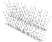 Noosverl 10pcs Pigeon Spikes,Bird Scarers for Gardens, Bird Spikes for Pigeons,Anti Pigeon Spikes, Cover 3.3 meter, Pigeon Spikes for Wall Fence Security Anti Climb