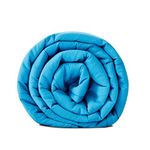 Kids Weighted Blanket | 40''x60'',7lbs | for Child Between 55-80 lbs | Premium Cotton Material with Glass Beads | Teal