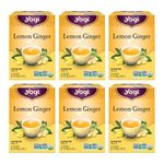 Yogi Tea - Lemon Ginger Tea - 6 Pack, 96 Tea Bags Total