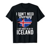 Icelandic Flag I Iceland Flag I Vacation Iceland T-Shirt