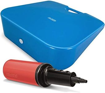 WALIKI Toys Sitting Wedge for Children | Inflatable Wobbly Cushion | Alternative Classroom Seating | Inflatable Core Disc Seats for classrooms (Pump Included, 12”/30CM) (Blue)