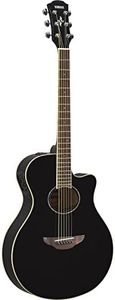 Yamaha APX600 BL Thin Body Acoustic-Electric Guitar, Black