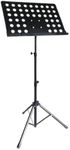 Leona Co Sheet Music Stand, Professional Portable Large Music Stand, Folding Adjustable Music Holder,Super Sturdy suitable for Conductor Instrumental Performance & Band & Travel