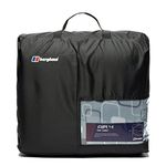 Berghaus Air 4 Tent Carpet, Triple Layered Insulating Tent Carpet, Luxuriously Soft Tent Carpet, Tent Accessories, Camping Equipment, Grey, One Size