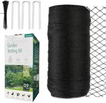 Bird Netting for Garden, Fetanten 13 x 40 FT Heavy Duty Garden Netting Mesh Pest Barrier with Ties and Staples for Vegetable, Fruit Trees, Blueberry Protection Against Birds, Deer, Poultry