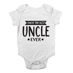 Shopagift I Have the Best Uncle Ever Cute Boys and Girls Baby Vest Bodysuit