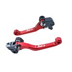 Adsspro Motorcycle Billet Foldable Brake Clutch Lever Handle CNC Aluminum Pivot for CRF125F CRF125 F CRF 125 F 2014-2022 2014 2015 2016 2017 2019 2019 2020 2021 2022 Dirt Pit Bike Motocross Motorbike