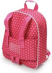 Badger Basket Doll Carrier Travel Backpack Fits American Girl Dolls, Pink/White