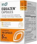 EQUAZEN Capsules | Omega 3 & 6 Fish Oil Supplement | Supports Brain Function | Blend of DHA, EPA & GLA | Suitable for Children 5+ to Adults | 180 Capsules