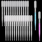 ASelected 300Pc 3Ml Pipette Transparent Dropper For Use In Perfume Essential Oil Laboratories