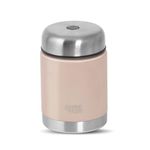Jaypee Plus Nutri Jar Stainless Steel Vacuum Insulated Food Jar With Bag & Spoon|Hot And Cold Thermal Flask|Double Walled Scratch Resistant Ideal for Office, School, Gym & Travelling | 400 ml, Pink