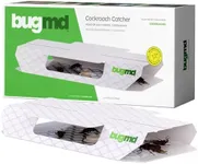 BugMD Indoor Cockroach Killer & Roach Trap - Sticky Insect, Spider, Cricket Control for Home - Glue Traps Pest Defense, 12 Pack Sticky Bug Solution