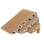 Foodie Puppies Cat Scratching Post with Catnip for Cats and Kittens - (Triangle Slice Scratcher) | Corrugated Cat Scratcher for Indoor Cats, Kitten for Furniture Protection, Durable Texture Design