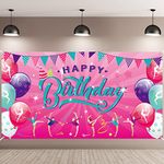 Gymnastics Birthday Party Decorations Gymnastics Photography Backdrops Gymnastics Party Decorations Gymnastics Backdrop Gymnastics Birthday Party Supplies for Birthday Baby Girl Shower Party Supplies