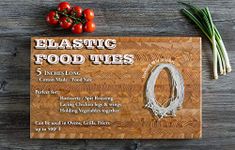 CADO LTD Elastic Ties/Loops/Strings Poultry/Twine for Chicken/Rotisserie Ties/Turkey/Meat/Food Cooking Rubber Bands,5 inches long WHITE, (100) A200