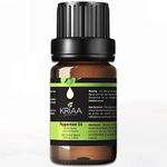 KRIAA Goodness Peppermint Essential Oil 10ml Pure & Organic for Aromatherapy & Candle Shower Steamer Cream Balm Headache Shampoo Soaps & Spray Making Hair Aid Diffuser Use Huile Essentielle