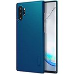 nillkin frosted shield ultra thin hard plastic back cover case for samsung galaxy note 10 plus/note 10 pro (blue)