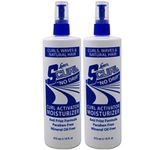 Lusters S-Curl Activator Moisturizer No-Drip 16oz (2 Pack)