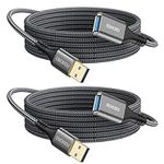 USB Extension Cable 10 ft 2 Pack, U