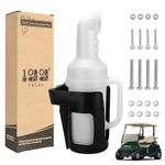 10L0L 2024 Newest Golf Cart Sand Bottle for EZGO Club Car Yamaha with Grip Hand Design, Divot Filler Sand Bottle Assembly with Rattle Proof Holder(1Pack)