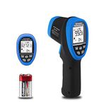 Digital Infrared Thermometer AP-3272 Industrial Thermometer -58°F~3272°F (-50℃~1800℃) D:S=30:1 Infrared Laser Temperature Gun with Adjustable Emissivity，Data Hold，°C/°F，Alarm Set(Battery Included)