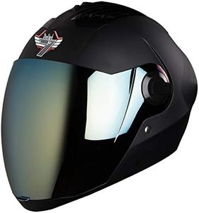 Steelbird SBA-2 7Wings ISI Certified Full Face Helmet Fitted with Clear and Extra Chrome Visor