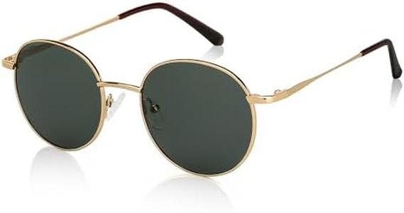 VINCENT CHASE EYEWEAR By Lenskart | Full Rim Round Sunglasses| Polarized And 100% UV Protected | Men & Women | Medium | VC S13112