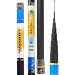 YADLCR Telescopic Fishing Rod, 8m-12m Fishing Long Rod Carbon Fiber Super Hard Portable Travel Carp Fishing Pole Tackle (Size : 12m)