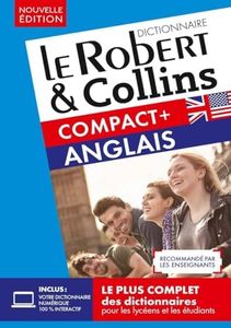 Dictionnaire Le Robert & Collins Compact Plus anglais: Relié + Dictionnaire à télécharger PC