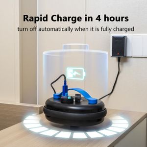 8streme Black Pearl Ultra Robotic Pool Cleaner – Battery, Wall Climber, 150 Min Runtime