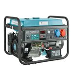 KS 7000E-1/3 outdoor petrol generator with a maximum power of 5500W, manual/electric start, low oil level indicator, overload and short circuit protection, 100% copper winding