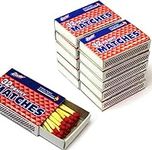 10 Boxes - Wooden Kitchen Matches, 
