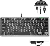 Macally Wired Keyboard for Mac with