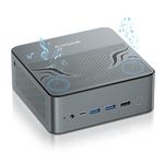 BOSGAME M1 Mini PC, Ryzen 7 7840HS (up to 5.1GHz) AMD Radeon 780M 32GB DDR5 1TB PCle4.0 SSD Mini Computers, Mini Gaming PC 4K Displays 2×HDMI+DP+2×USB4, 2.5Gbps Dual LAN, WiFi 6, BT5.2