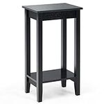 2 Tier End Table Tall Nightstand So