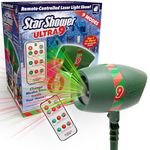 Star Shower Ultra 9 2024 Christmas Projector, As Seen On Tv, Quick And Easy Way To Decorate Your Home, Laser Modes, Projects Thousands Of Green And Red Lights, No Stairs Or Hanging, Co